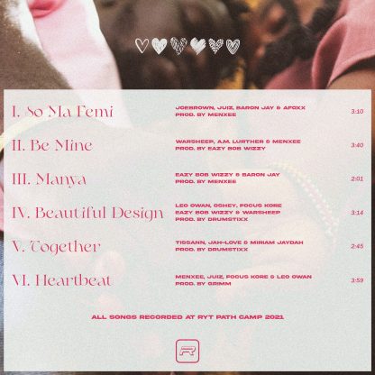 Tracklist for A Collision of Hearts