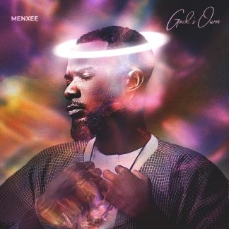 Cover art for God's Own album by Menxee. It's a picture of Menxee with a halo.